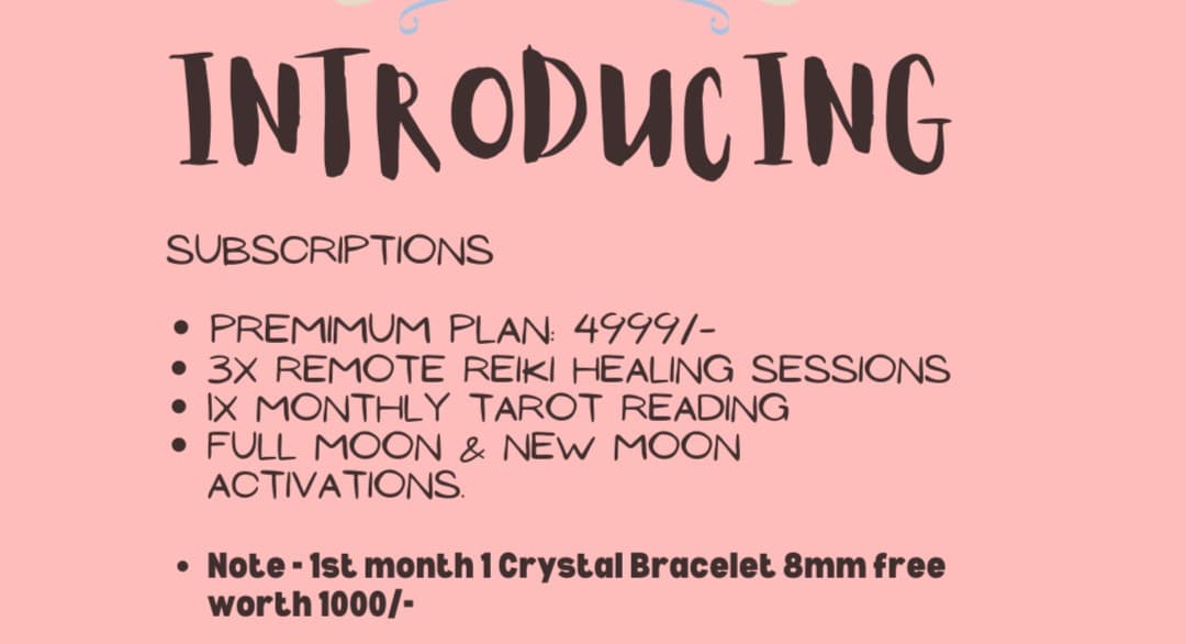 Membership | Divine Subscription for Reiki Healing & Tarot Reading