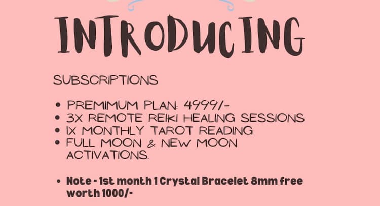 membership | Divine Subscription for Reiki Healing & Tarot Reading